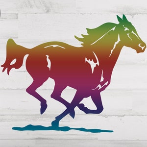 Running Horse SVG bestand, Horse Cut bestand voor Cricut, Horse Lover Svg, Horse Silhouette Svg/ PNG/ DXF instant download
