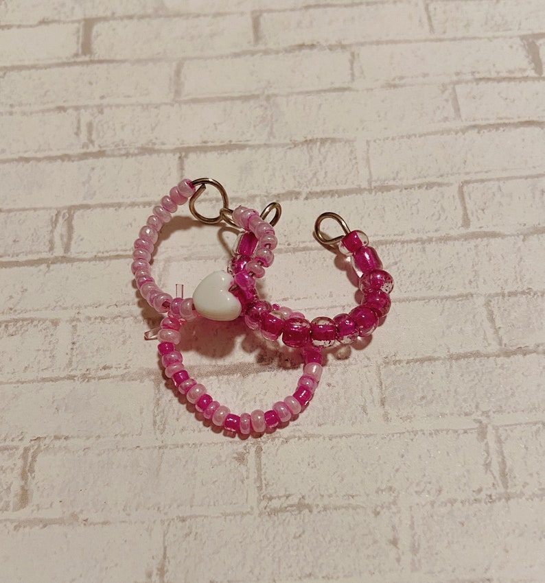 3 pack of pink rings