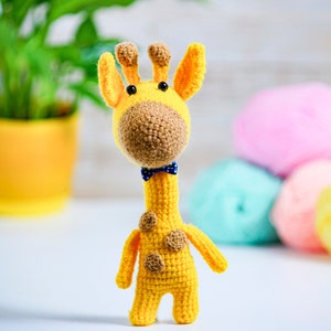 Häkeln Giraffe Spielzeug, Giraffe stricken, häkeln Stoff Tier, Giraffe handgefertigt, Spielzeug für Kinder