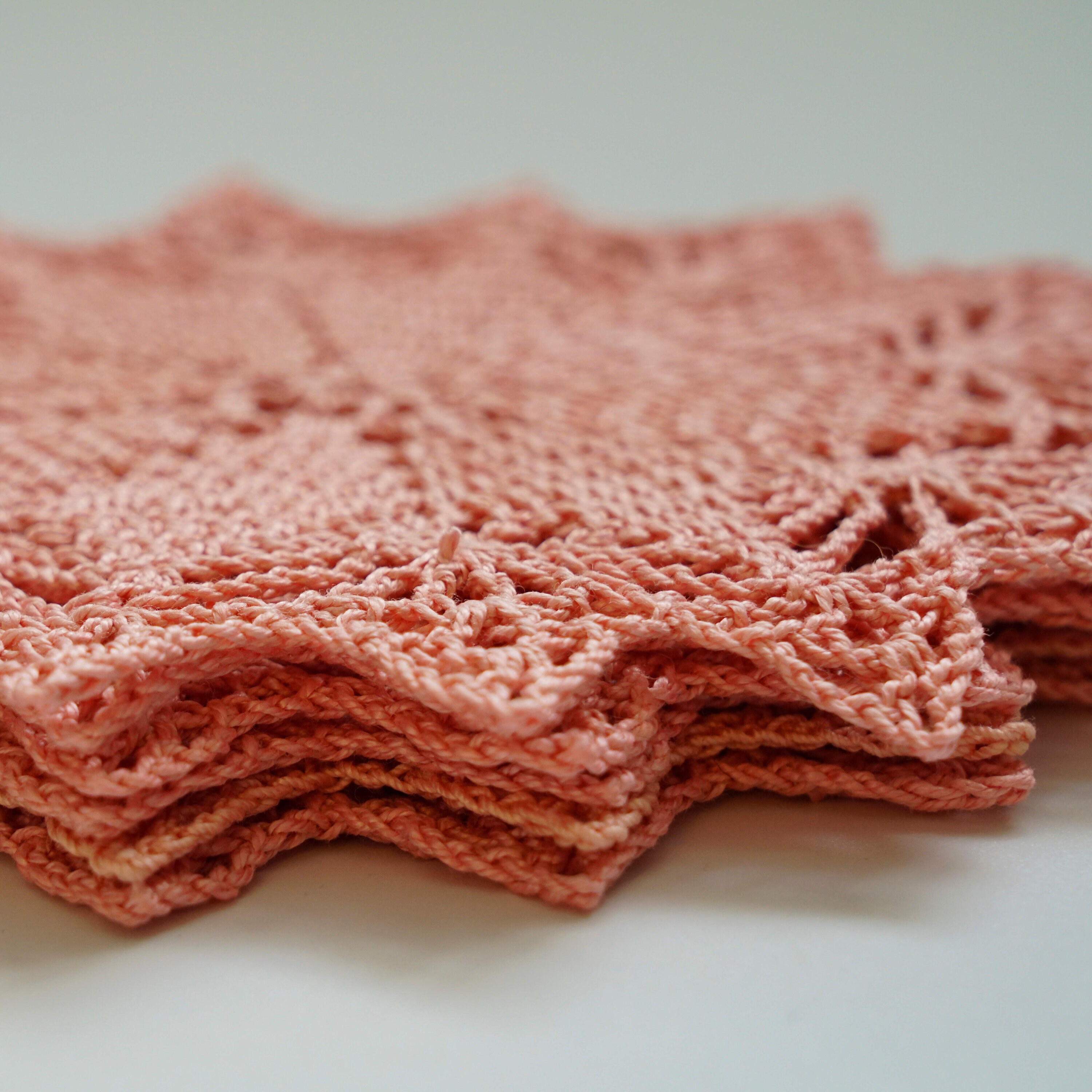 Handmade Crochet Cotton Doily Coasters – Set Of 6, Lace Design, 4.5" Round – More Colors