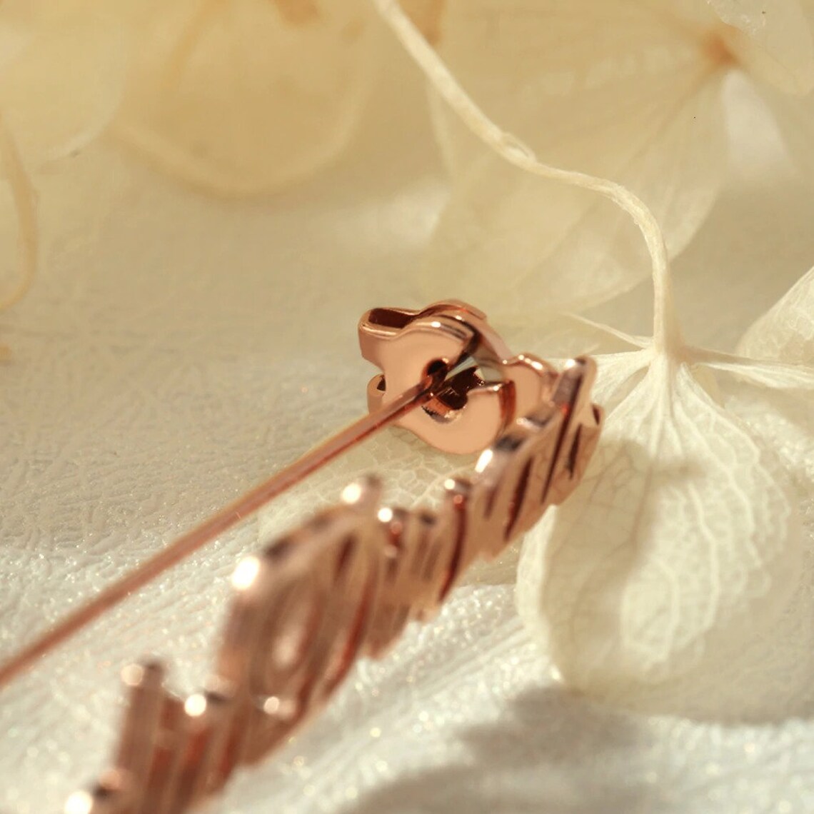 18K Personalized Name Brooch Name Brooch Charm Brooch Etsy