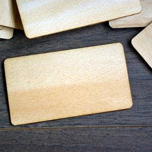 25 tarjetas de lugar para bodas de chapa de HAYA ondulada, tamaño 90x50 mm, grosor 1,20 mm, tarjetas de felicitación originales, tarjetas ecológicas, tarjetas DIY, etiquetas de regalo