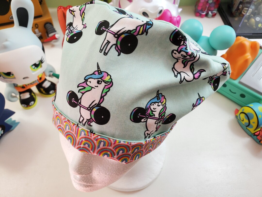 Magical Powerlifting Unicorns With Coordinating Rainbow Fabric Pixie