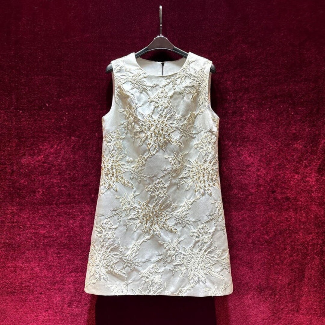 Phoenix Embroidered Jacquard Dress