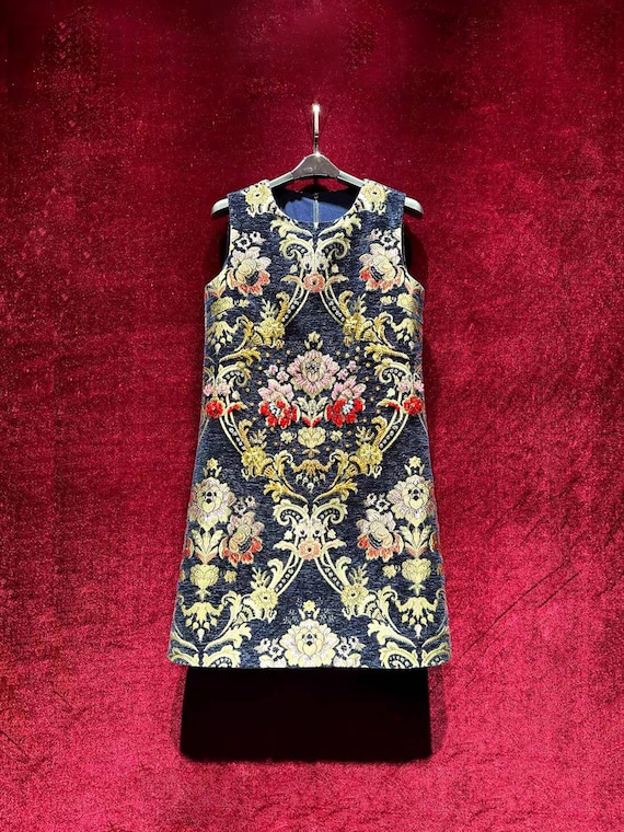 Vintage French Embroidered Mini A - Line Set: Dress & Coat With 3D Floral  Jeweled Accents, All - Age Casual Wedding Ready - Etsy Israel