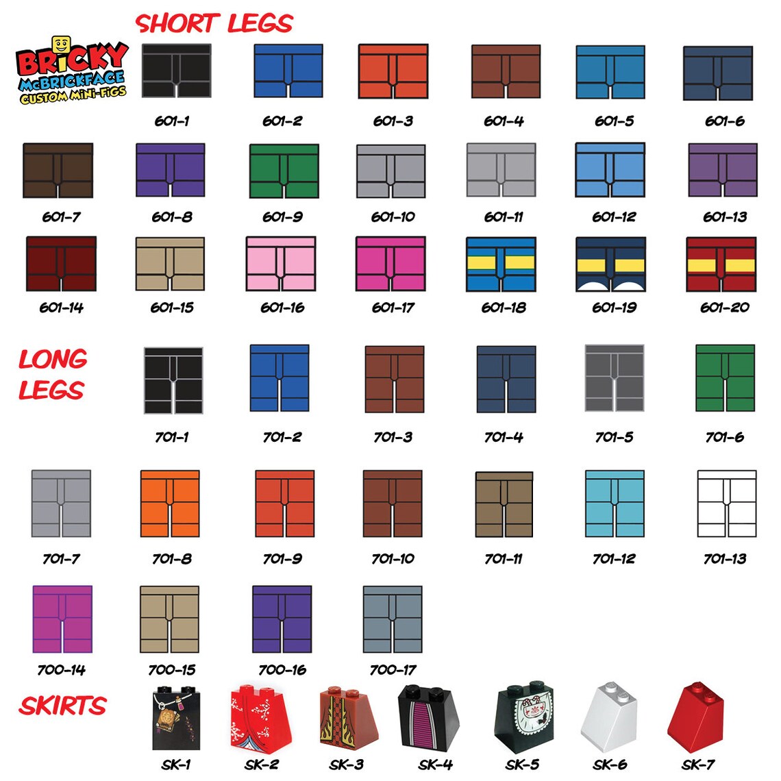 personalised mini lego figures