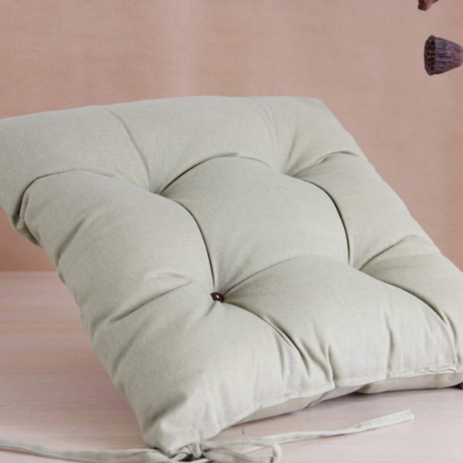 Handmade Linen Cotton Seat Pad Cushion Outdoor Garden Dining Chair