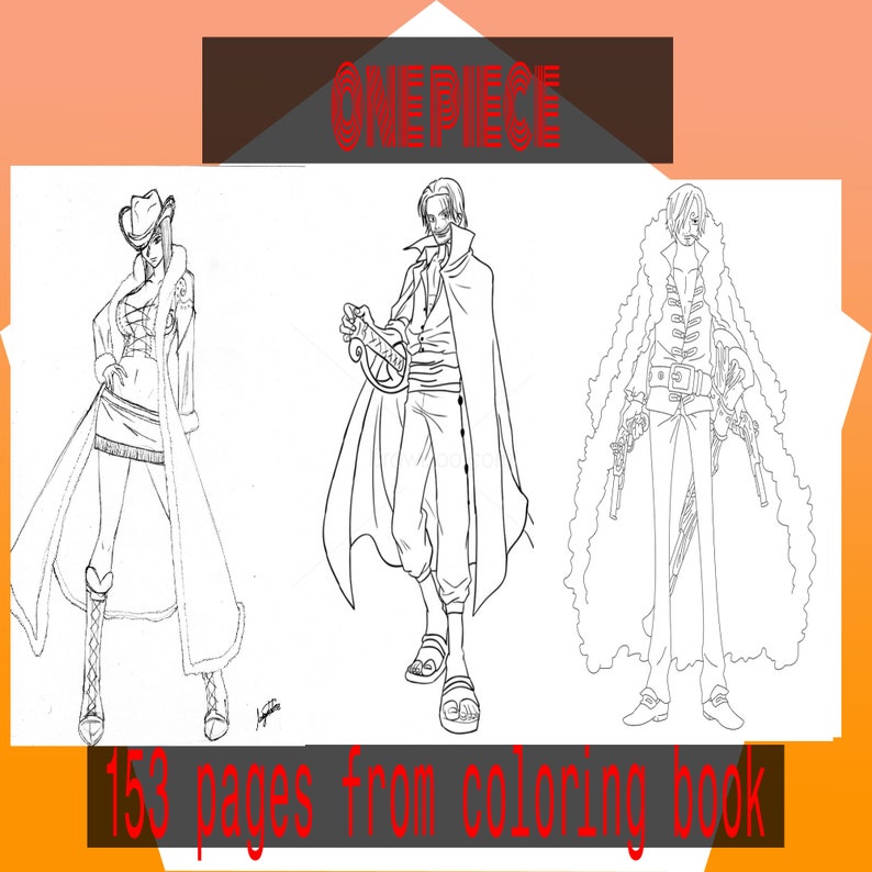 Fashion One Piece Coloring Pages Birthday Colo Book