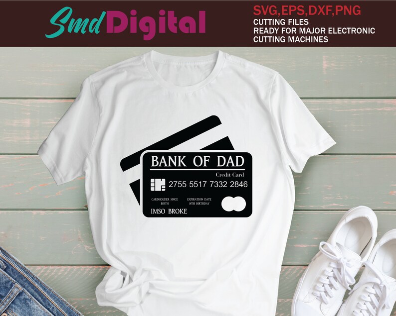 Bank of Dad Svg,bank of Mom SVG Gift for Dad, Father's Day Gift, Father ...