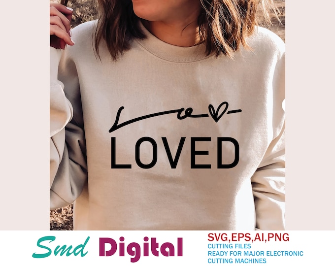 Featured listing image: So Loved Svg, Love More Svg, Hello Valentine Svg, Valentine's Day Svg, Love Svg, Be Kind Svg, Teacher Svg, Be a Kind Human Svg, Be Kind Svg