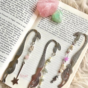 Fairytale bookmark silver with real gemstones image 8