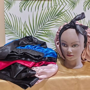 Satin Bonnet without elastic