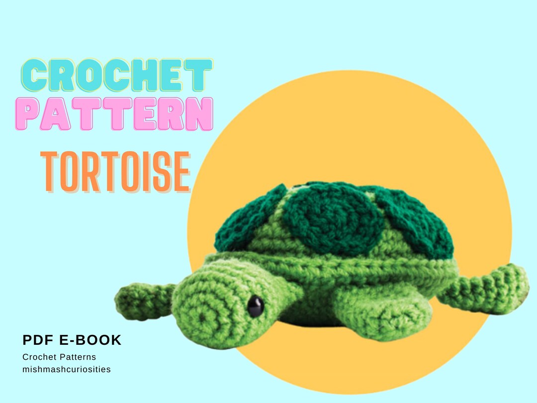 Crochet Pattern Tortoise Crochet Pattern Cute Crochet Pattern