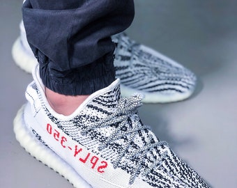 yeezy zebra laces