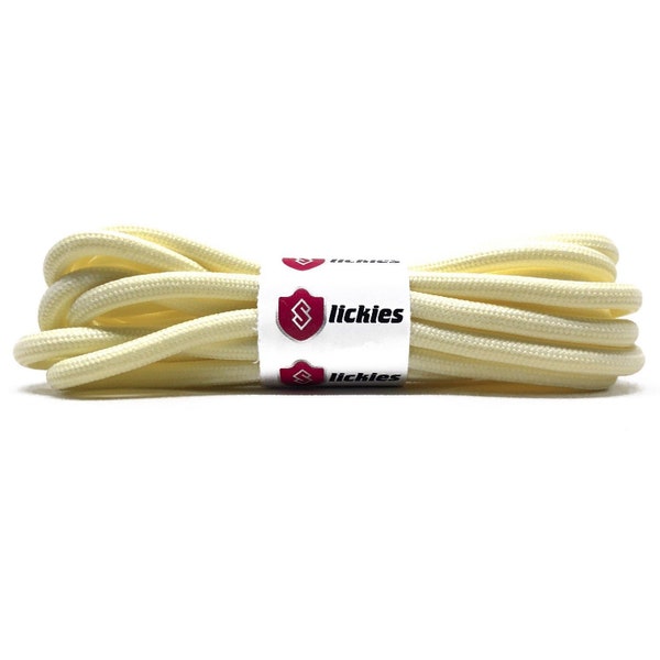 BASICS Rope Laces - Butter Yellow for Yeezy Boost 350 V2 Butter Yeezy Shoelaces Adidas