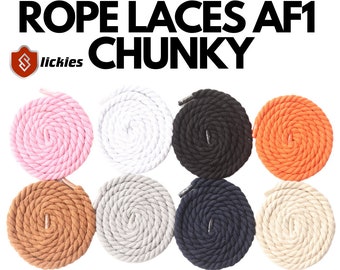 Lacets corde AF1 Gros lacets corde 10 MM