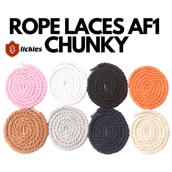 Rope Laces AF1 Chunky Rope Laces 10MM