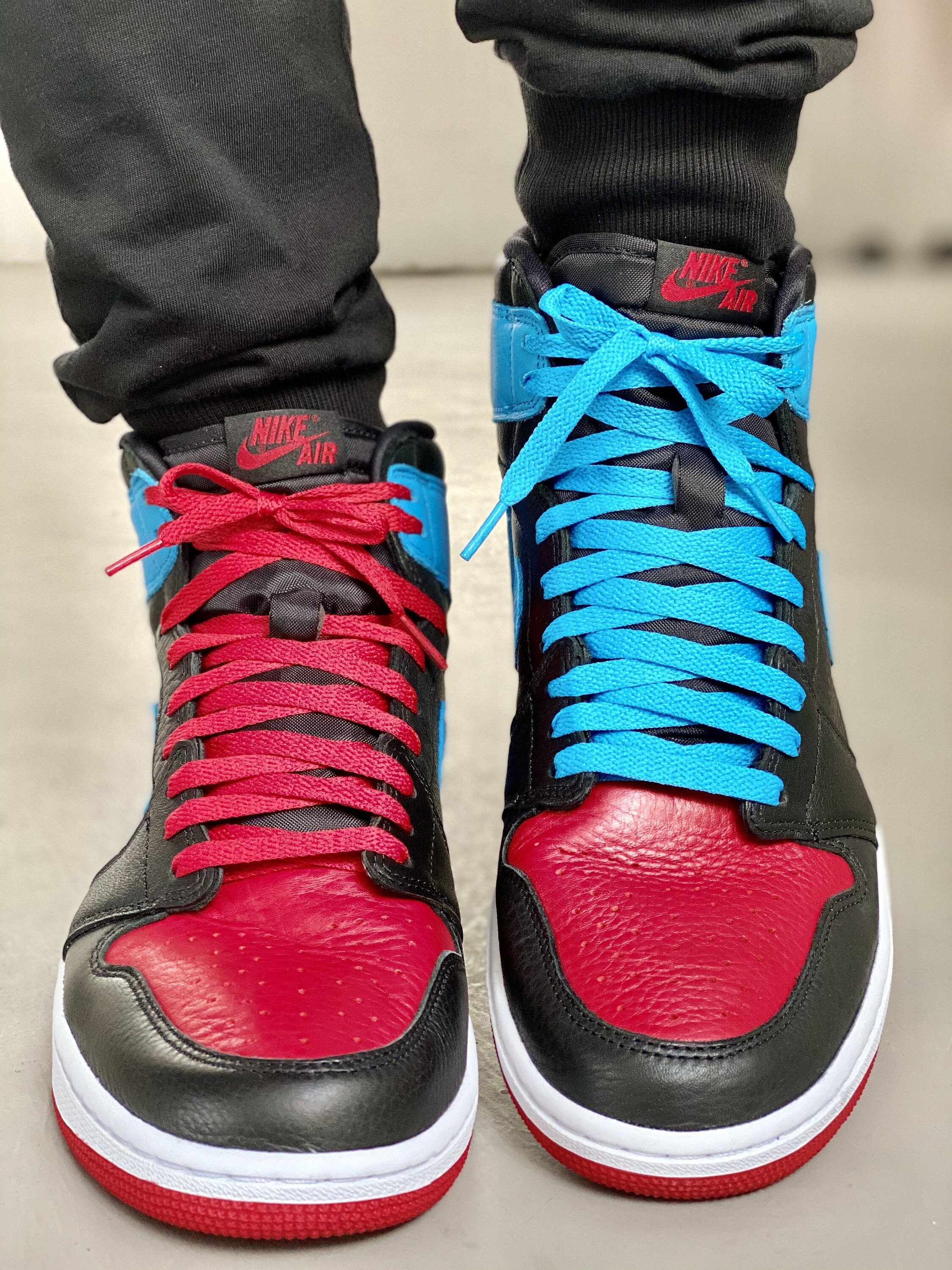 blue laces for jordan 1