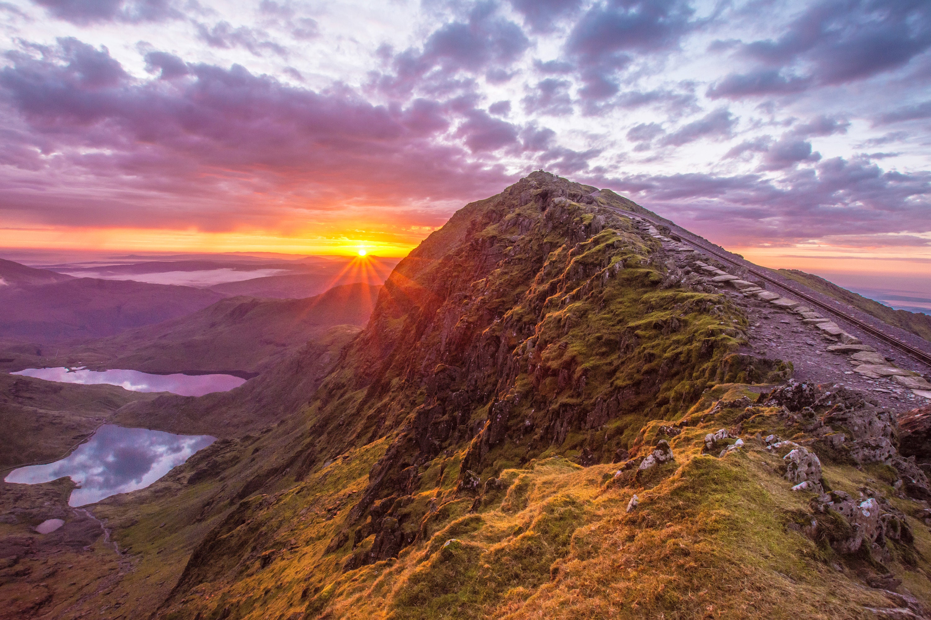 New Beginnings Snowdon Summit Sunrise Etsy