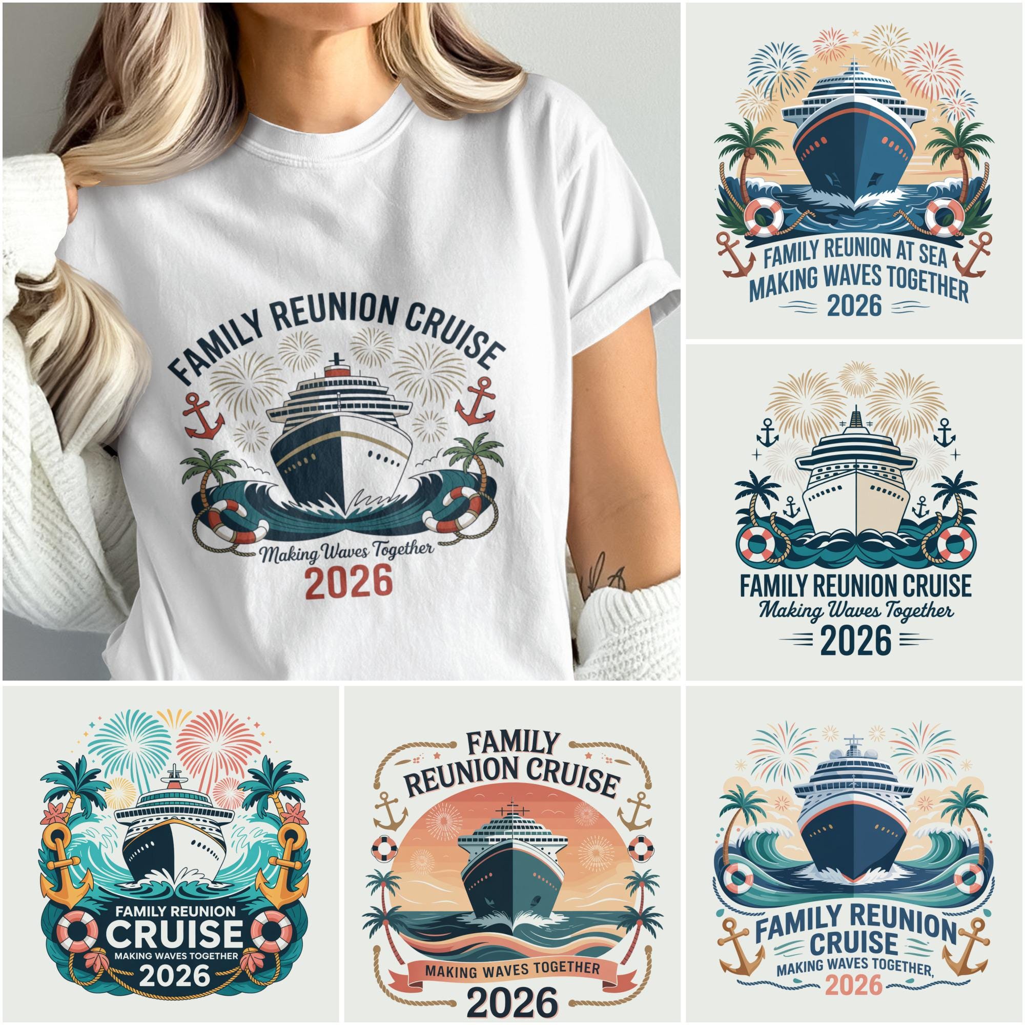 Family Reunion Cruise 2026 PNG | Making Waves Together Ship Design ...