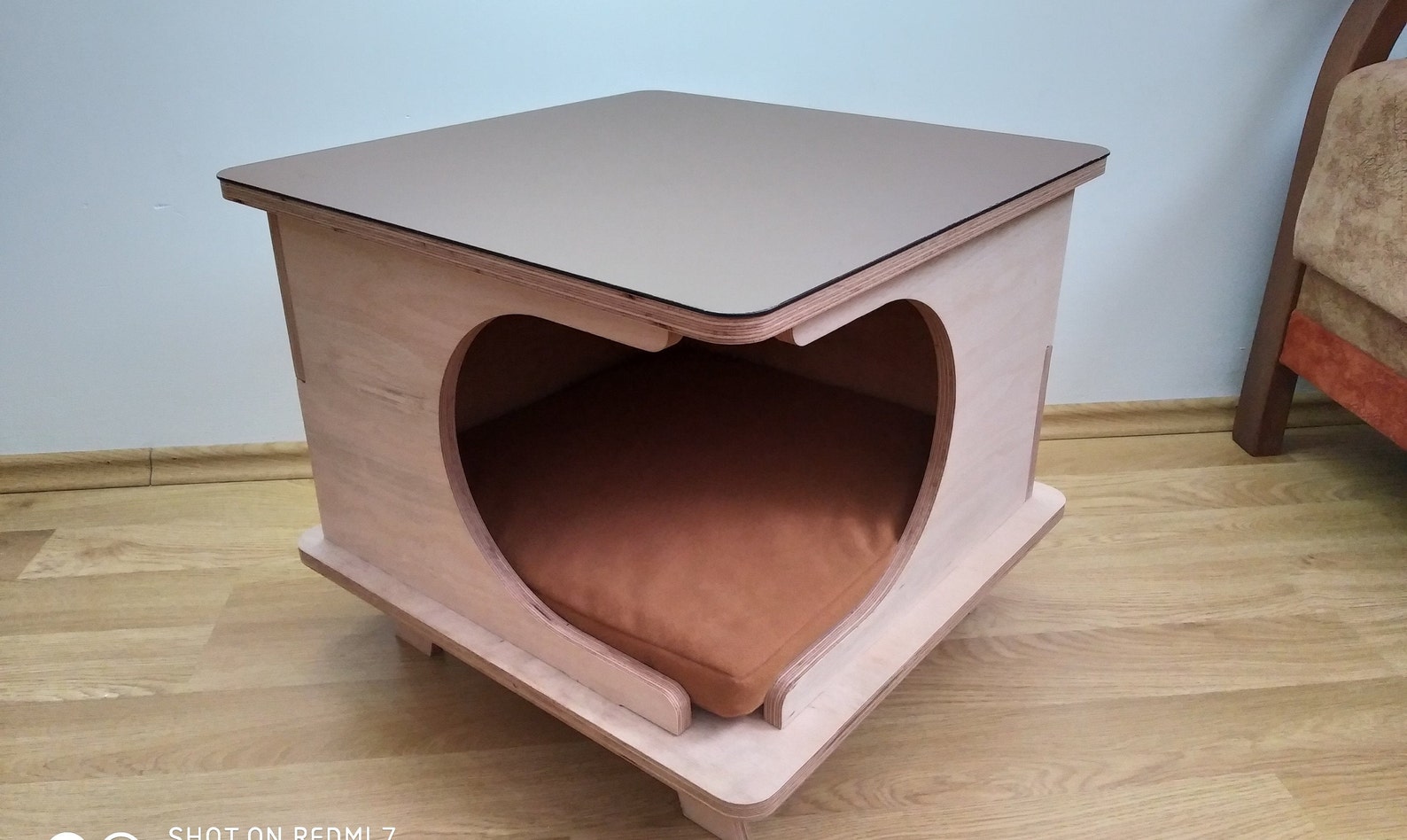 Wooden Cat Bed Wooden Cat Furniture Wood Cat Bed Wooden Cat Etsy