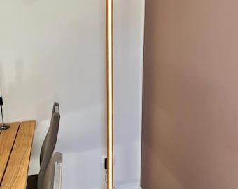 Lampadaire moderne en chêne