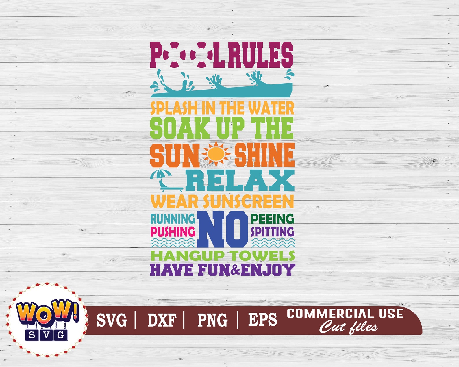 Pool Rules Svg Dxf Png Pool Rules Board Svg Surfing Svg Etsy