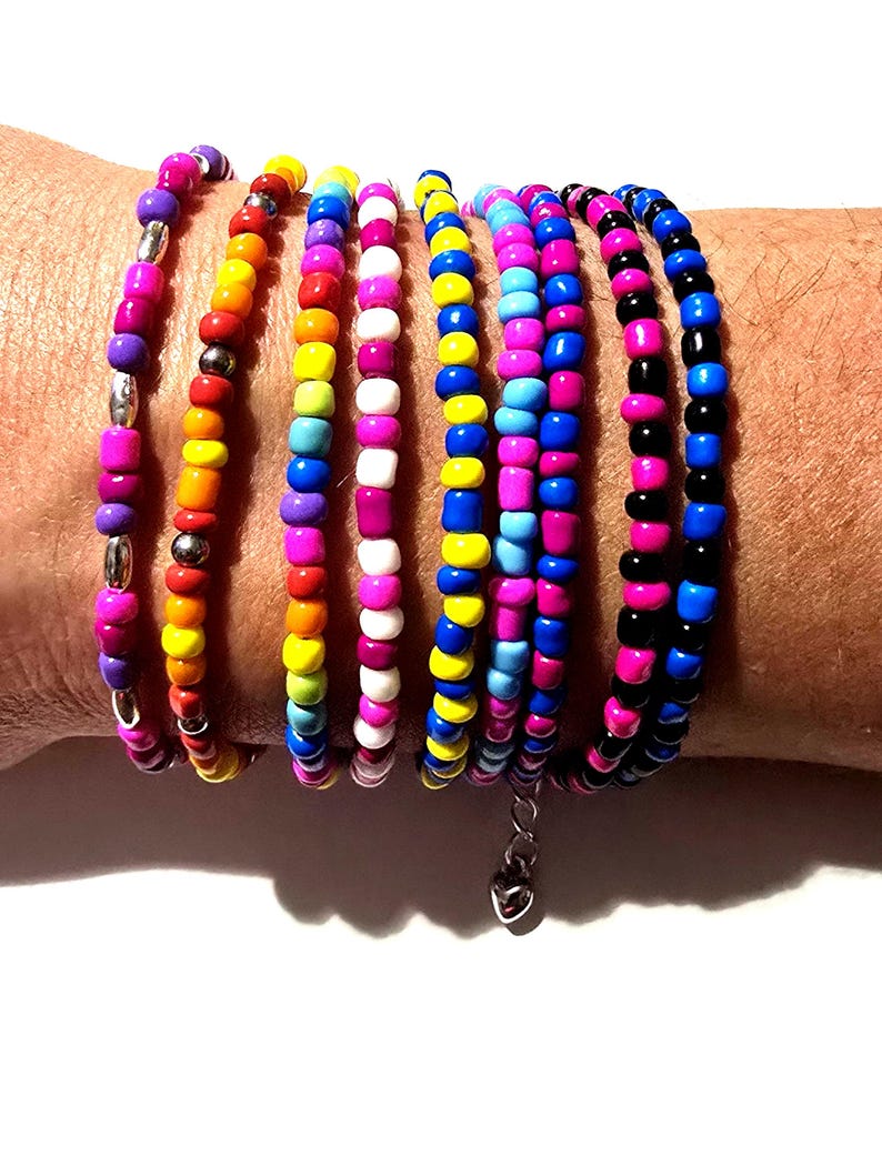 Adjustable Seed Bead Bracelets image 1