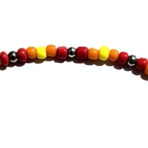Adjustable Seed Bead Bracelets Firey
