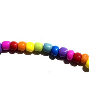 Adjustable Seed Bead Bracelets rainbow