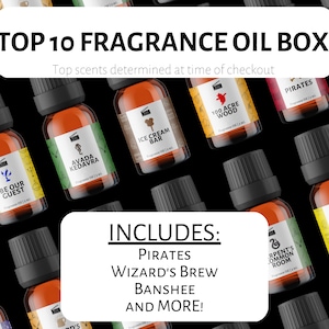 TOP 10 FRAGRANCE OIL Box - Fragrance Oil for Diffuser - Essential Oil