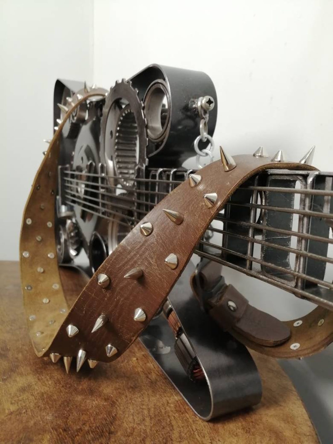 Sculpture Guitar, Art Scrap Metal, Musical Instrument, Handmade ...