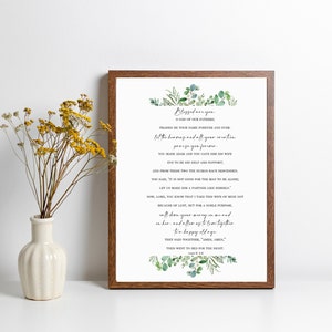 Tobit Marriage Prayer Print - Catholic Prayer Print - Tobit 8 Print - Catholic Home Decor - Marriage Print - Catholic Wedding Gift