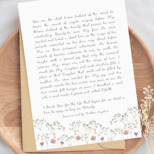 Miscarriage Gift, miscarriage print, Mother Angelica miscarriage quote, baby loss gift