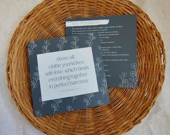 Litany of Postpartum, Postpartum prayer card, Christian Mom, Catholic Mom, Mothers Day Gift, Motherhood, Postpartum Gift, New Mom Gift