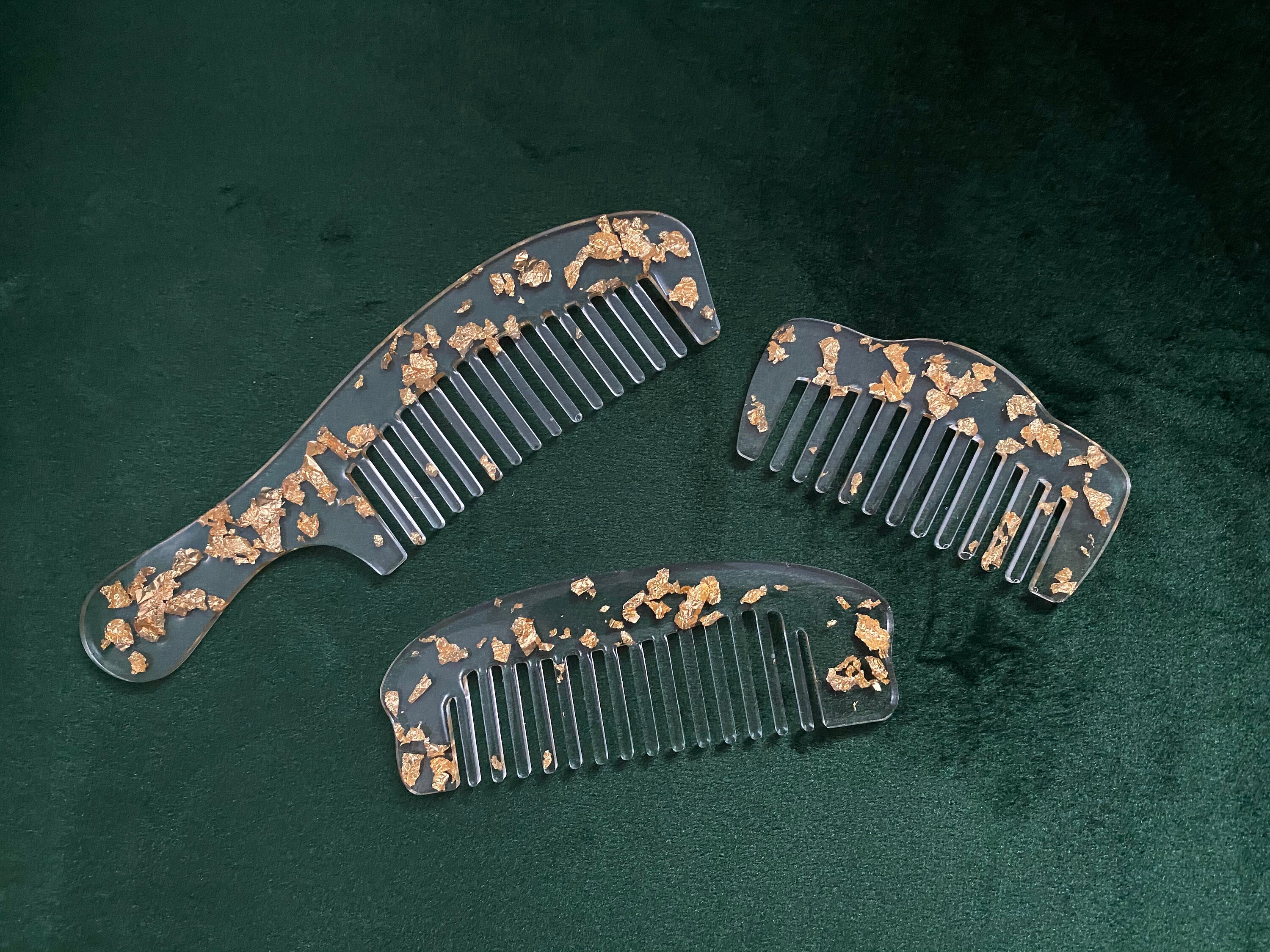 Handmade Resin Hair Combs Etsy