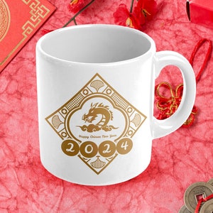 Chinese New Year 2024 Year of the Dragon Mug