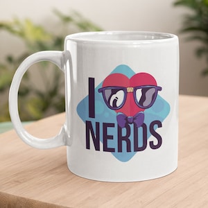 I Love Nerds Mug | Funny Geek Gift