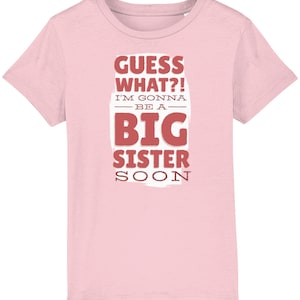 T-shirt Big Sister | Expectant Big Sister to Be Kid’s Shirt