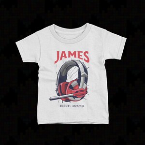 Personalised Gaming Headset Kid&#39;s Birthday T-Shirt