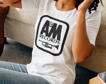 A&M Records Company Logo T-Shirt