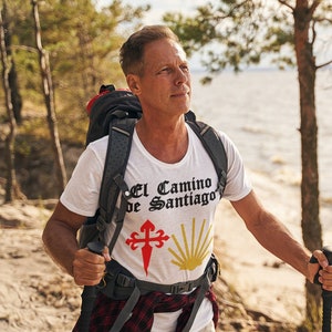 T-shirt Camino de Santiago - T-shirt Comino de Santiago - Croix du Camino de Santiago - Camino Walks