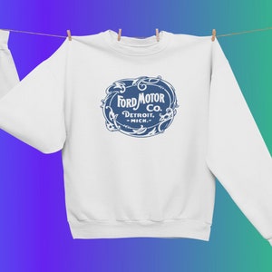 Ford Motor Vintage Classic Crewneck Pullover Sweatshirt