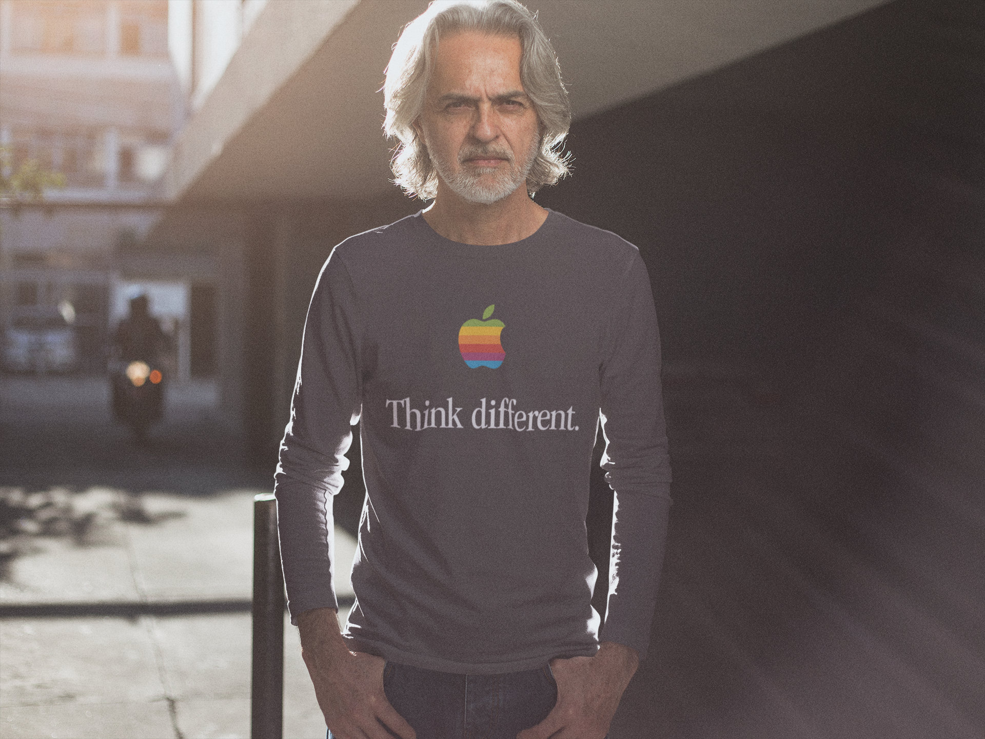 Think Different Apple Computer Long Sleeve T-shirt - Etsy