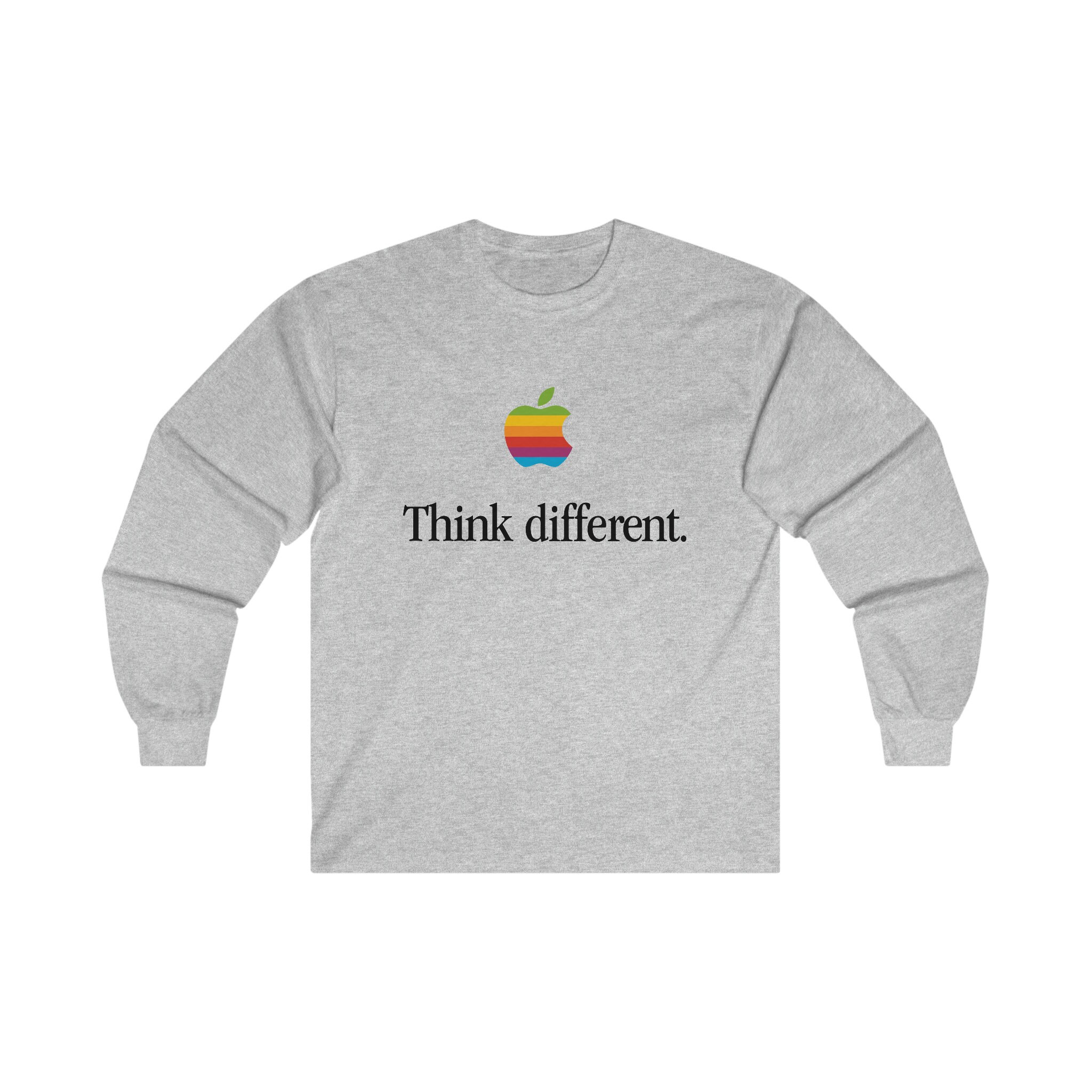 Think Different Apple Computer Long Sleeve T-shirt - Etsy