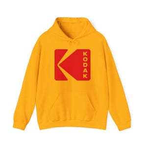 Vintage hoodie met Kodak-filmcameralogo