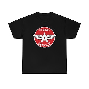 Flying A Service Gas Pump Sign Oil Service Garage T-Shirt