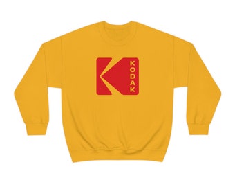 Vintage Kodak Film Camera Logo T-Shirt Pullover Sweatshirt