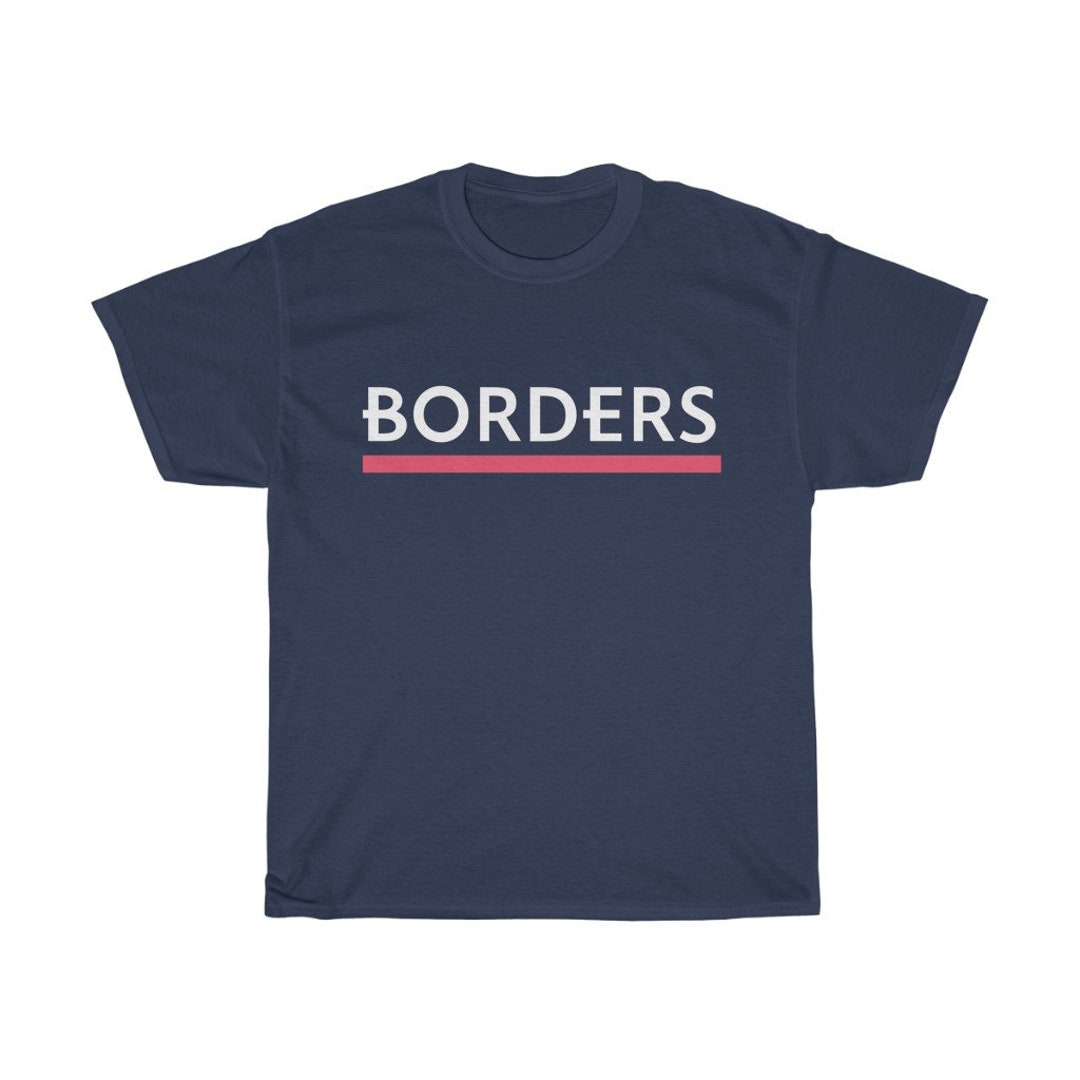 Borders Books Music Bookstore T-shirt - Etsy