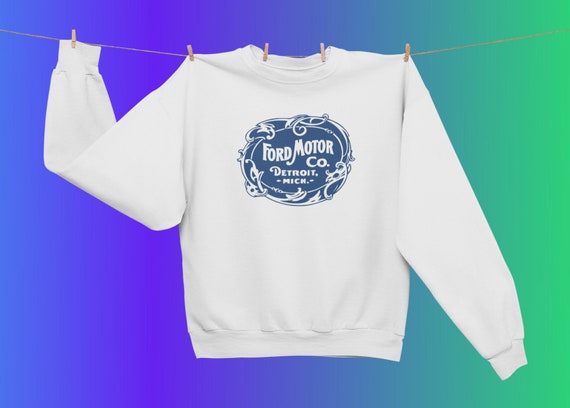 Ford Motor Vintage Classic Crewneck Pullover Sweatshirt Etsy Canada